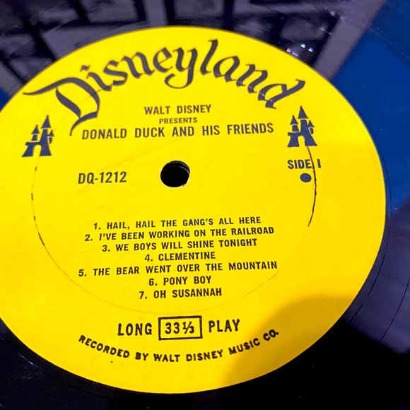 WALT DISNEY’S DONALD DUCK AND HIS FRiENDS 1963 DISNEYLAND VINYL RECORD DQ-1212 - Picture 5 of 15